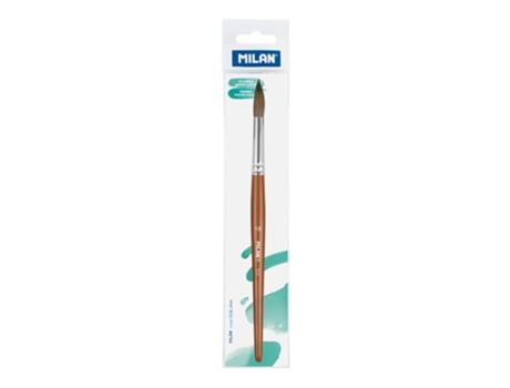 Pincel Escolar Redondo Polybagr S Serie 101 Não. 18 Castanhomilan