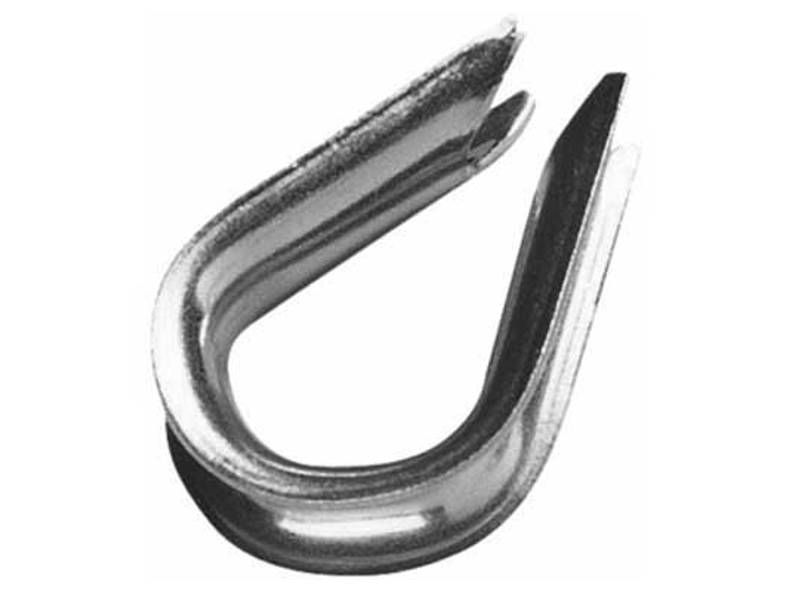 Dedal Galvanizado Prateado 5 Mmplastimo