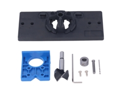Kit De Broca Y Guía De Perforación Para Localizador De Orificios De Bisagra De 35 Mm Para Carpintería, Madera Y Abs.