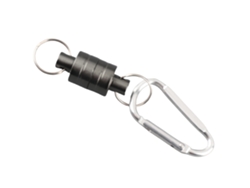 2026rebe-porta Red De Pesca Con Hebilla Magnética Clip De Liberación Magnética Para Pesca Con Mosca Llavero Colgante (individual, Plata)
