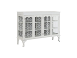 Buffet Abeto Cristal Blanco 142,5x40,5x101,5cm