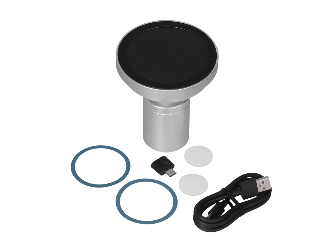 Carregador Sem Fio Magnético Para Carro Com Suporte Estável Carregamento Rápido 15w Para Todos Os Modelos