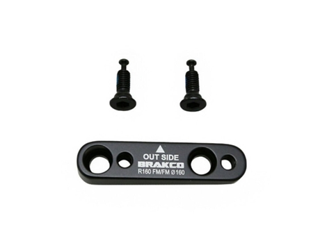 Adaptador para frenos de disco de carretera - pinza flat mount en el cuadro BRAKCO Flat Mount 160 mm