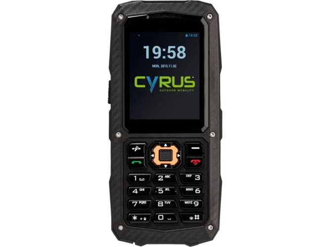 Teléfono móvil CYRUS CM 8 (2'' - Negro)