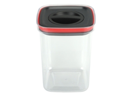 Recipiente Hermético De Plástico Transparente Para Almacenar Alimentos Con Tapa, 1300 Ml, Para Cocina.
