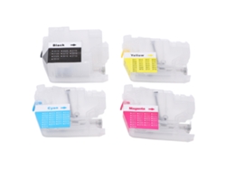 4 Cartuchos De Tinta Recargables Lc3017 Bk/c/m/y Para Impresoras Compatibles