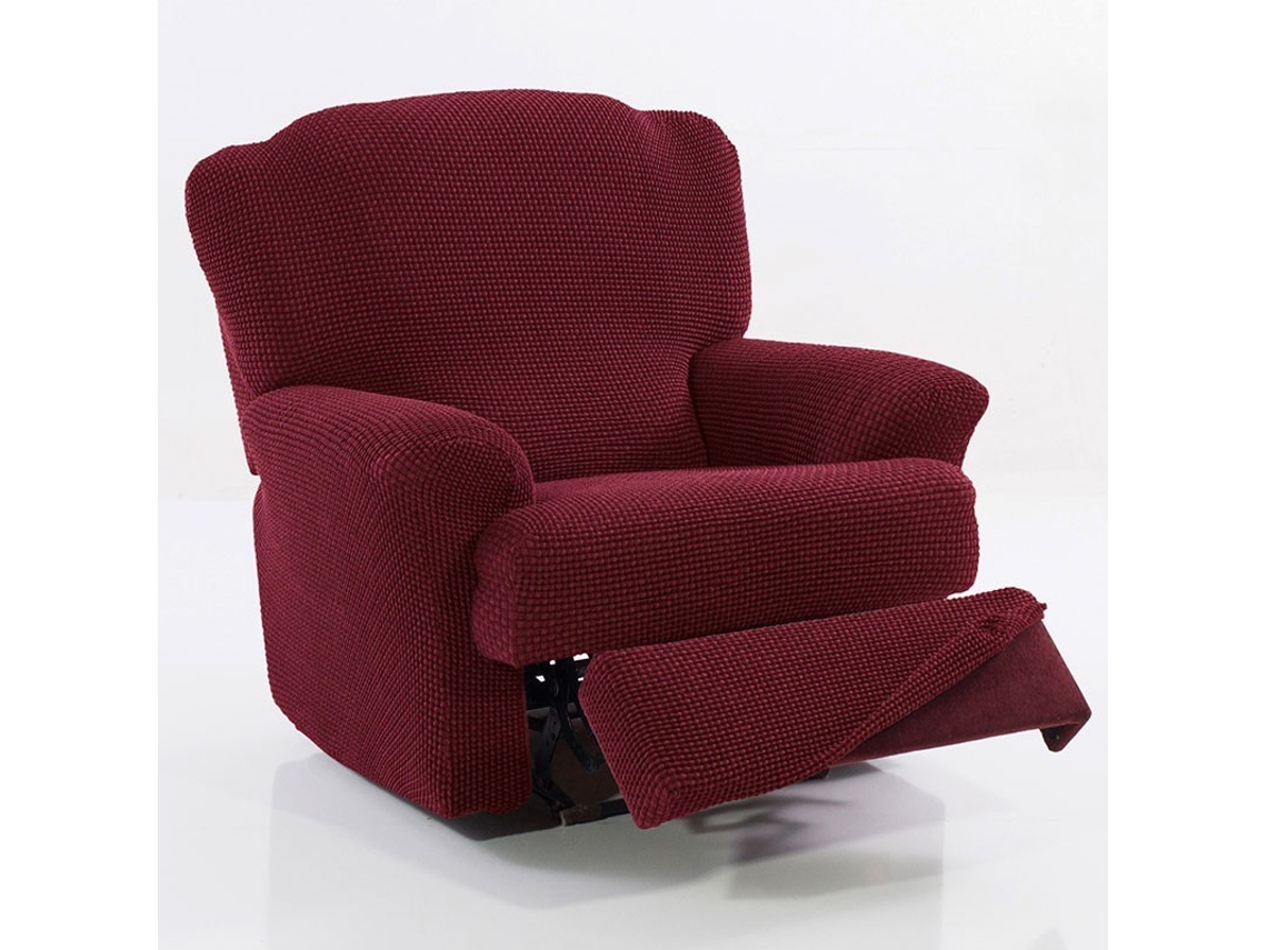Funda de Sillón DOMAINET Relive (Rojo - Algodón y poliéster - 70-90 cm)