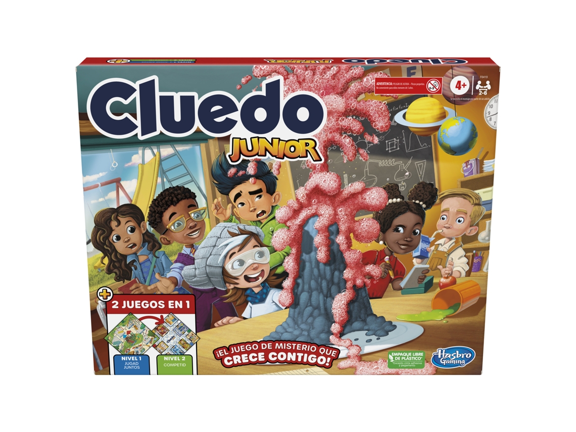 Juego de Mesa HASBRO GAMING Cluedo Junior (Edad Mínima Recomendada: 4 años - Versión Español)