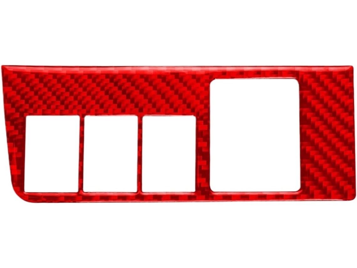 Pegatina Para Coche, Pegatina Decorativa Espejo Retrovisor, Textura De Fibra Carbono, Toyota Rav4 2014-2019
