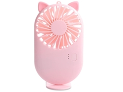 Ventilador de Mesa Portátil ENZON USB Rosa