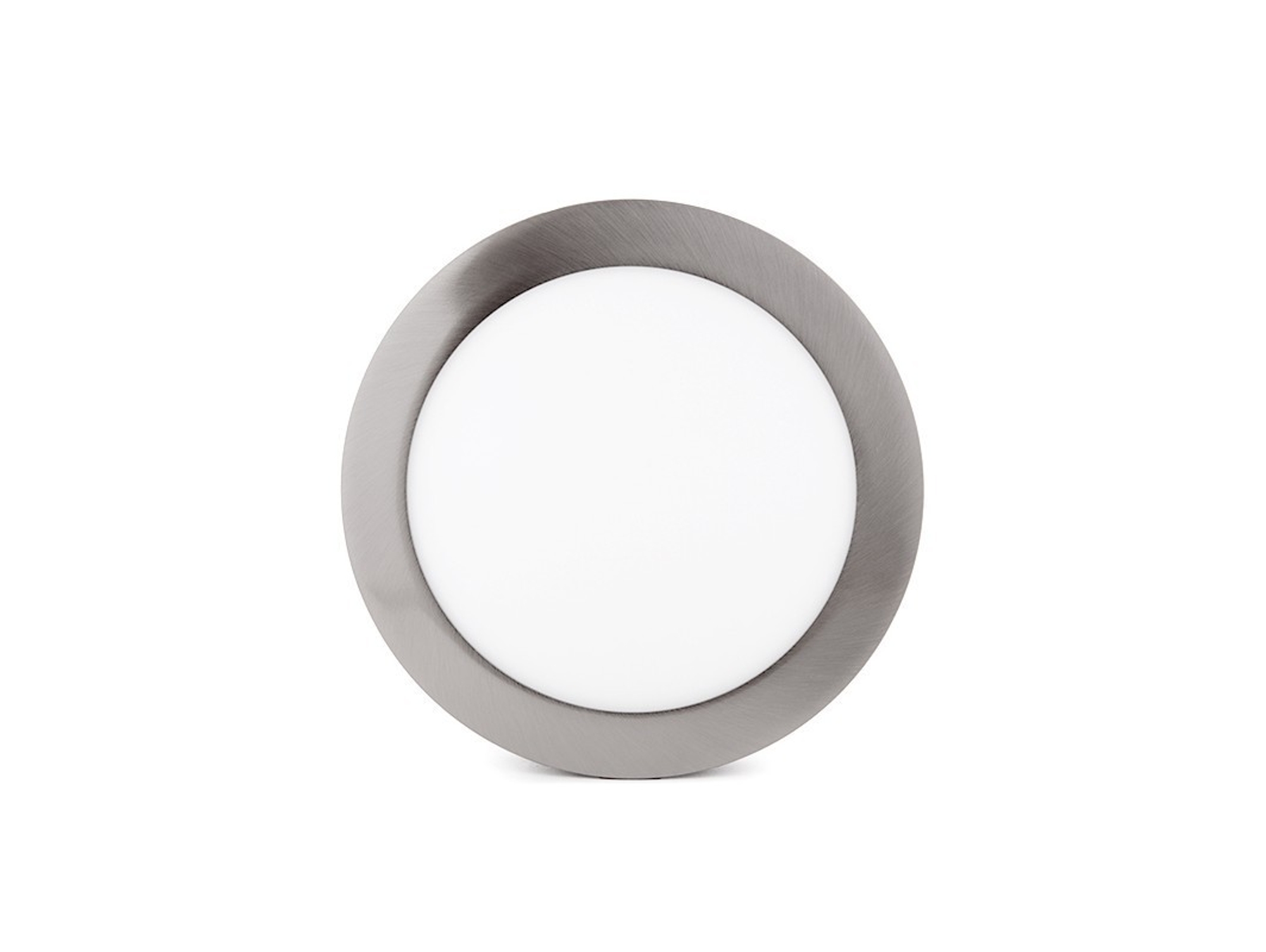 Plafón LED 12W 860Lm 6000ºK Circular Niquel Satinado 50.000H [GL-PL-SM12RN-CW]