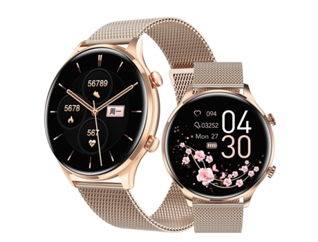 Smartwach AK50 (Android e IOS - dourado)