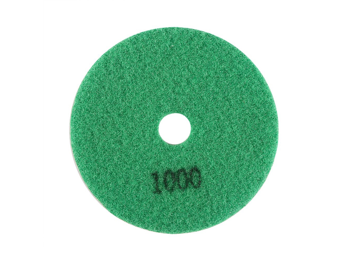 Disco De Pulido De Diamante Húmedo De 100 Mm (4") Para Mármol, Grano 1000.