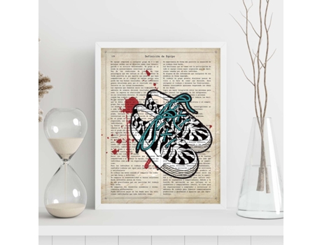 Poster De Zapatillas Vans.Láminas Vintage Para Posters Con Diseño Vintage Y Definiciones.