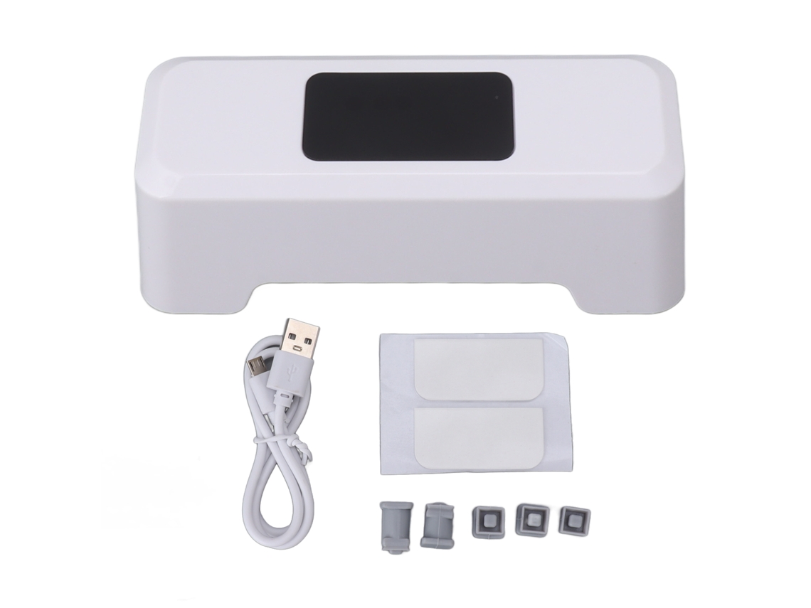 Sistema De Descarga Automática De Inodoro Con Sensor De Movimiento Sin Contacto, Ipx5, Blanco, Para Uso Doméstico Y Público.