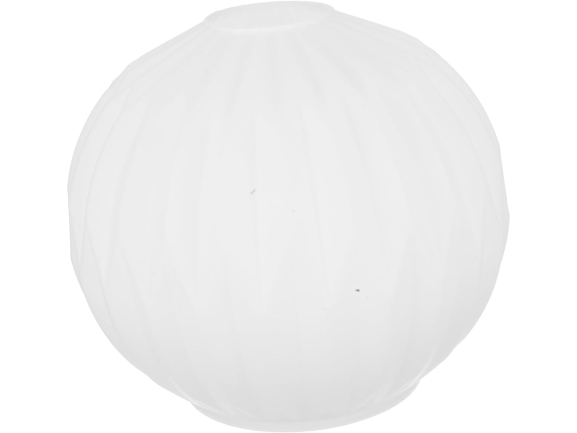 Globos De Repuesto Para Iluminación, Redondos De Cristal Blanco Lechoso Para Lámparas De Mesa Y Accesorios.