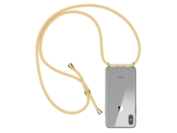 Carcasa Transparente Iphone X Con Colgante De Nylon. Accesorio De Moda, Ajuste Perfecto Y Máxima Protección