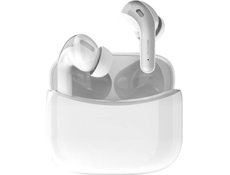 Auriculares Bluetooth True Wireless CHRONUS X157282 (In Ear - Micrófono - Noise Cancelling - Blanco)