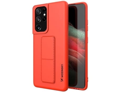Carcasa Samsung Galaxy S21 Ultra 5G LMOBILE Silicona 19 Rojo