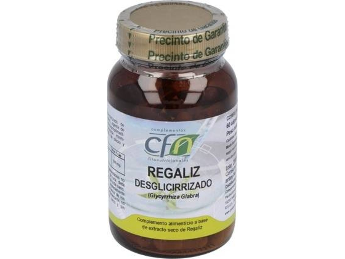 Complemento Alimentar CFN Alcaçuz Deglicirrizado (60 cápsulas)