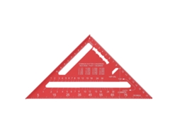 Viga Cuadrada De Aleación De Aluminio De 7 Pulgadas Con Ángulos De 45/90 Grados Para Carpintería, Color Rojo.