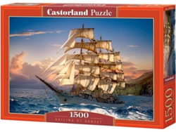 Puzzle CASTORLAND Sailing at Sunset (1500 Piezas)