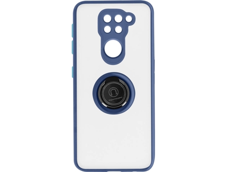 Carcasa y Soporte Xiaomi Redmi Note 9 AVIZAR Función de Soporte de Anillo de Metal Azul