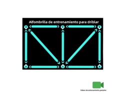 (verde A 60x90cm) Colchoneta De Entrenamiento De Fútbol Sala Duradera, Antideslizante Y Plegable Para Niños