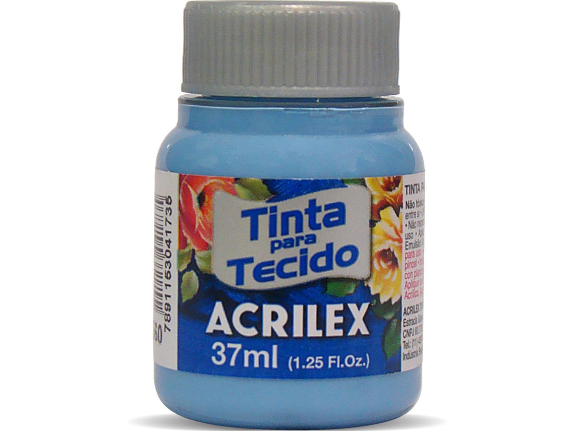 Tinta de Tela Mate Acrilex Azul Caribeño (04140/560 37ml)