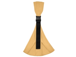 El portabebés Digitallab se adapta a la columna vertebral del bebé para formar una protección natural en forma de C (amarillo)