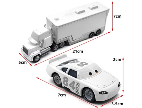 Set takara tomy pixar car 3 jackson mack uncle truck 1:55 diecast metal car model toy boy christmas gift