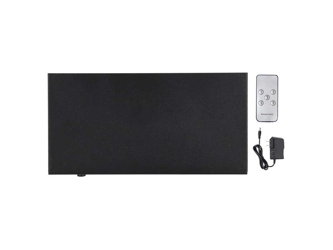 Conmutador Hdmi 5x1 4kx2k Con Control Remoto, Compatible Con 3d Y 5 Entradas/1 Salida.