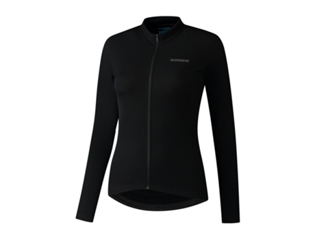 Camiseta de Mujer SHIMANO Larga Element Negro (L)