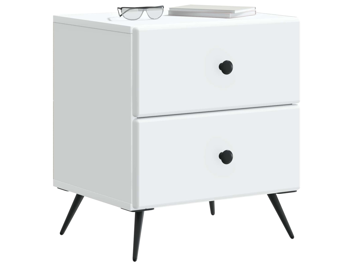 Maison Exclusive - Armario De Noche 2 Pcs 43 X 34,5 X 47,5 Cm Madera De Ingeniería