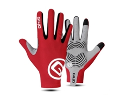 Guantes De Ciclismo Giyo Rojos Cortavientos De Dedos Completos Antideslizantes Con Pantalla Táctil Para Bicicleta De Montaña Y Carretera
