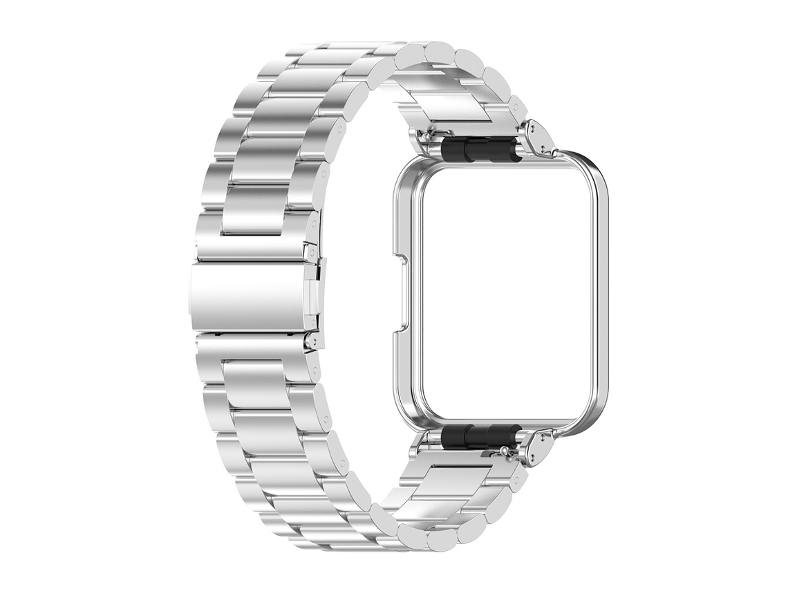 Capa E Pulseira De Metal Para Xiaomi Redmi Watch2 Lite Versão Internacional Com Proteção Completa