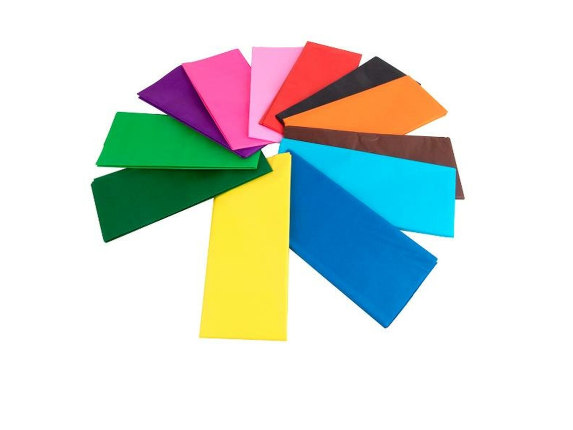 Papel de seda LIDERPAPEL SE03 Multicolor 52 x 76 cm