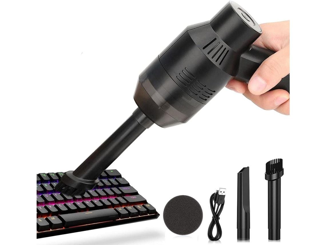 Mini-aspirador Para Teclado De Computador. Mini-aspirador Portátil Recarregável E Sem Fio Potente — A Ferramenta De Limpeza Definitiva.