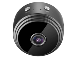 Cámara espía Bestvite HD 1080p con alarma de detección de movimiento (negra)