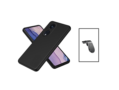 Funda Carro Proteção Traseira para Oppo Oppo Reno8T 4G GIFT4ME Silicona Negro