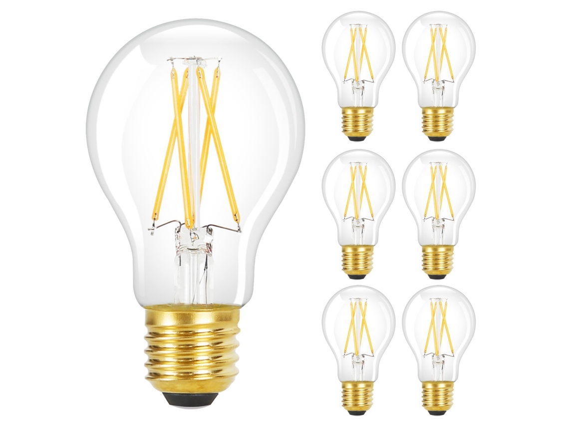 Zmh Bombilla Led A60 Bombilla Edison Vintage 2700k Dormitorio