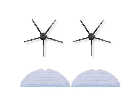 Para panos de esfregona de escova principal de borracha xiaomi roborock de s7 t7s robóticos