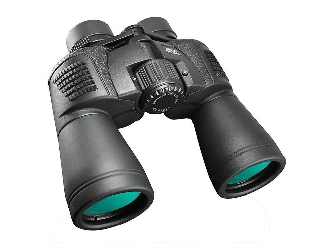 Binoculares 20x50 HD IP68, visión nocturna, poca luz, ocular amplio FMC Bak4, para viajes, turismo, caza, juegos, conciertos, color negro Yizhood