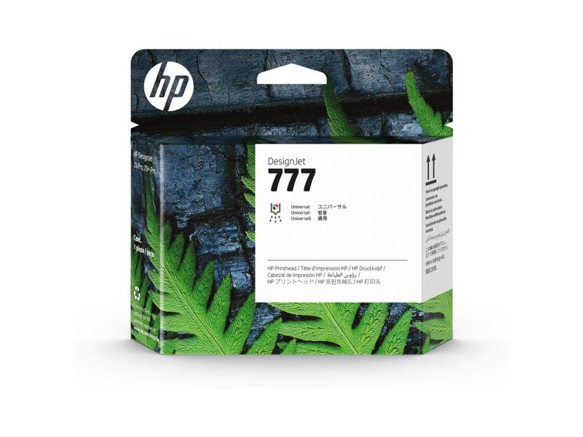 Cabezal de impresión de inyección de tinta multicolor Designjet HP 777 (paquete de 1)