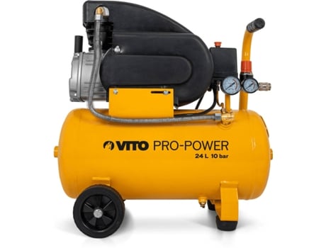 Compresor VITO A Aceite 24Lt 10 Bar 2.5Hp (570 x 305 x 590 mm)