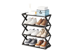 Zapatero (plegable, 4 niveles, ahorra espacio)