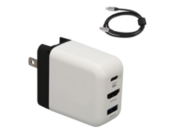 Cargador (carga Rápida Pd 36w Conexión Hdmi) Docking Portátil Switch 3 En 1 Cargador Rápido Gan