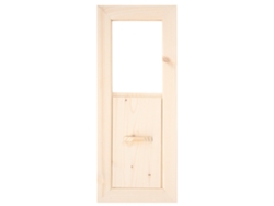 Panel De Ventilación Para Sauna Y Baño De Vapor Con Rejilla Regulable En Madera De Abeto.