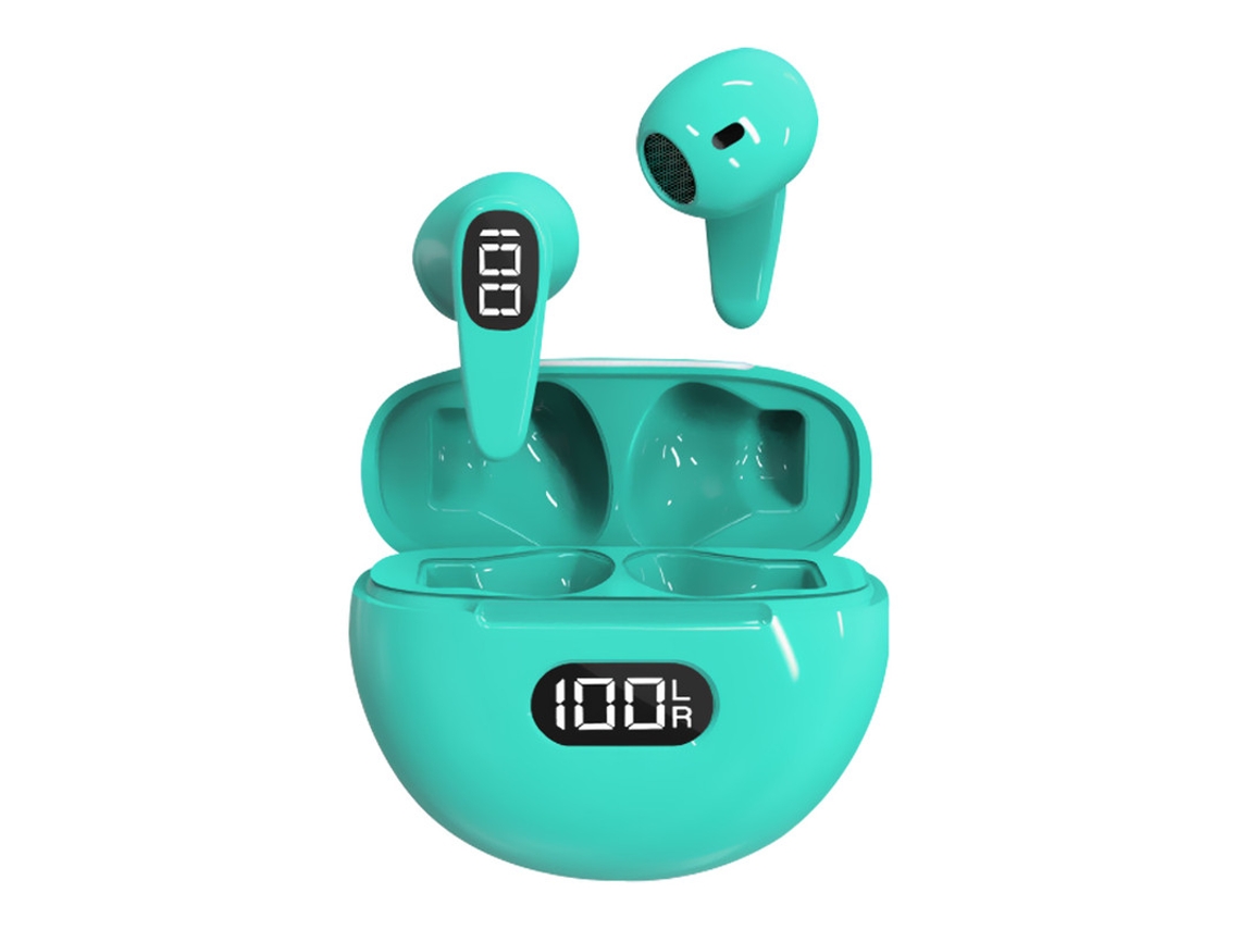 Auriculares Inalámbricos Bluetooth, Bluetooth 5.3, Auriculares Deportivos Para Música, Verde