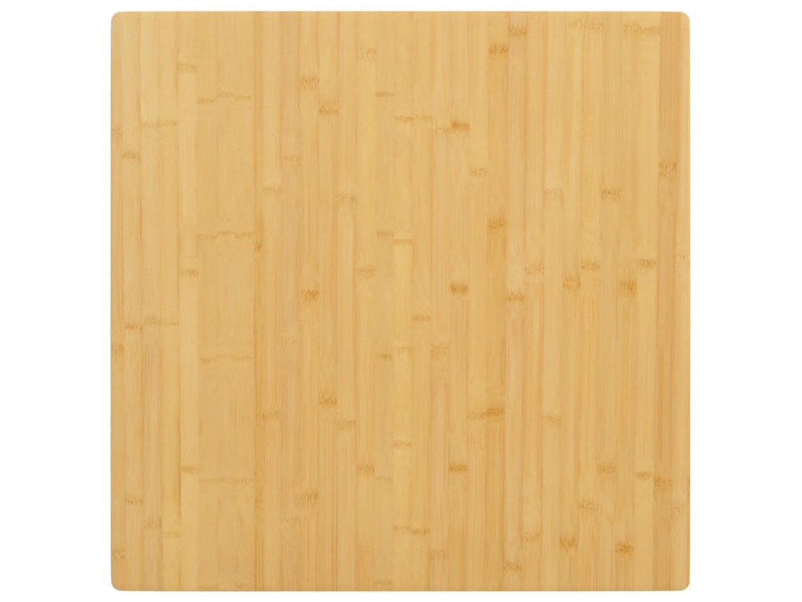 Tablero de mesa de bambú DKD de 70 x 70 x 1,5 cm para decoración del hogar